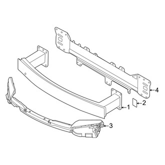 Porsche OE - Front Bumper & Grille - Bumper & Components (With Sport Design, Impact Bar), (Turbo S)