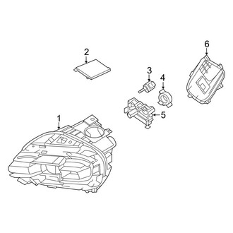 Porsche OE - Front Lamps - Headlamp Components (W/O Variable Light Distribution)