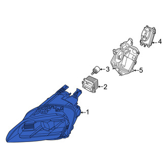 Porsche OE - Front Left Headlight Assembly