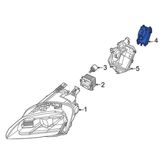 Porsche OE - Front Headlight Bulb