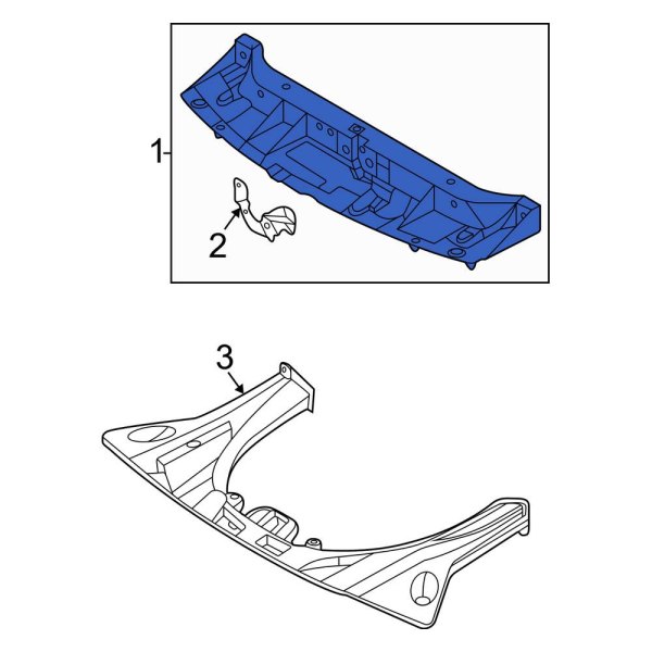 Radiator Support Tie Bar