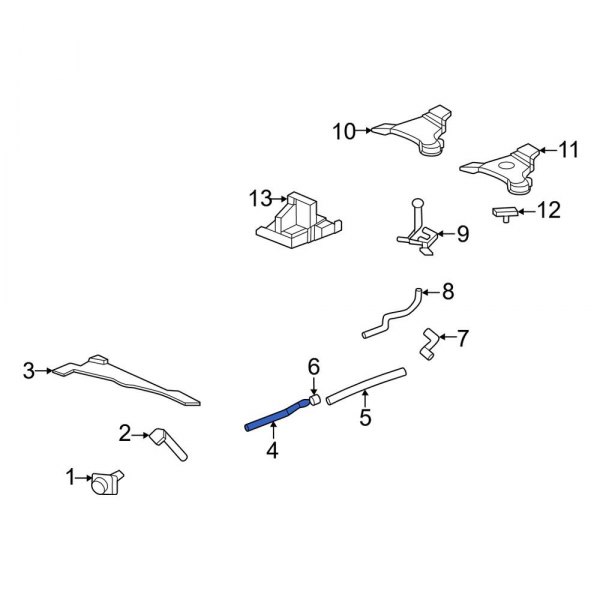 Drive Motor Battery Pack Coolant Hose