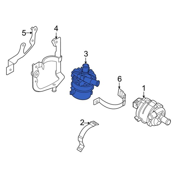 Engine Auxiliary Water Pump