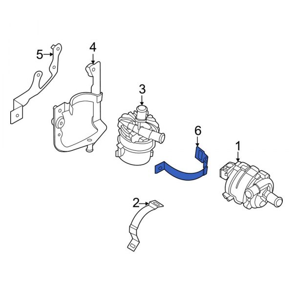 Engine Water Pump Clamp
