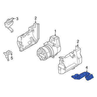Porsche OE - Lower A/C Compressor Bracket