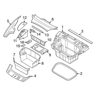 Porsche OE - Hood - Cargo Area