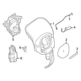 Porsche OE - Fender Components (Charging Port, With Power Open)