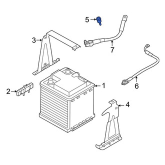 Porsche OE - Battery Cable Terminal End