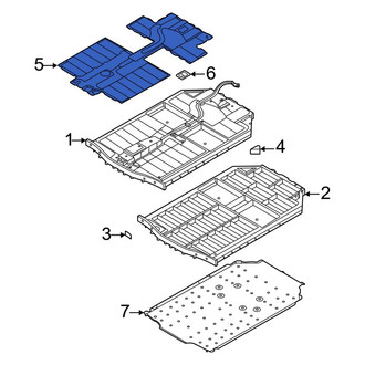 Porsche OE - Drive Motor Battery Pack Cover