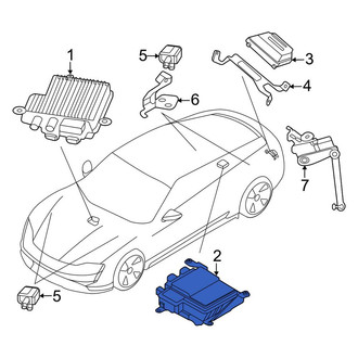 Porsche OE - Active Suspension Control Module