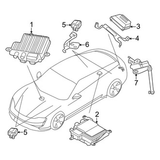 Porsche OE - Electrical - Ride Control Components (Height Sensors)