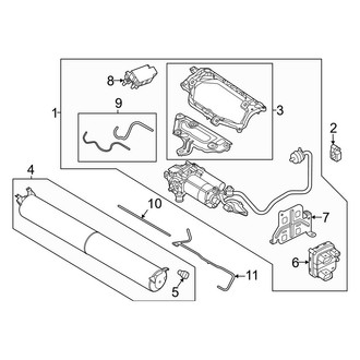 Porsche OE - Electrical - Ride Control Components (Compressor & Lines)