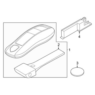 Porsche OE - Electrical - Keyless Entry Components (Base / 4 Cross Turismo / 4S / 4S Cross Turismo / GTS / GTS Sport Turismo / Turbo / Turbo Cross Turismo / Turbo GT / Turbo S / Turbo S Cross Turismo)