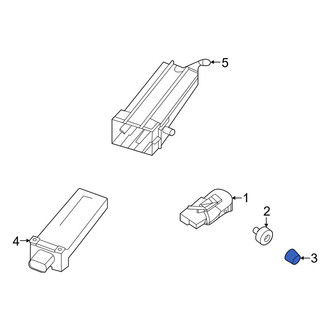 Porsche OE - Tire Pressure Monitoring System (TPMS) Valve Stem Cap