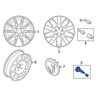Porsche OE - Tire Valve Stem