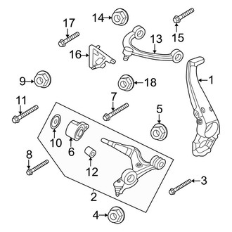 Porsche OE - Front Suspension - Suspension Components (Base RWD)