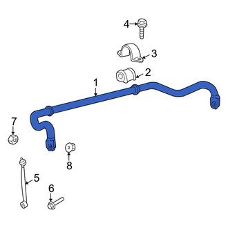 Porsche OE - Front Suspension Stabilizer Bar