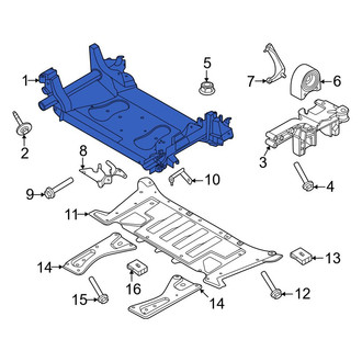 Porsche OE - Front Suspension Subframe Crossmember