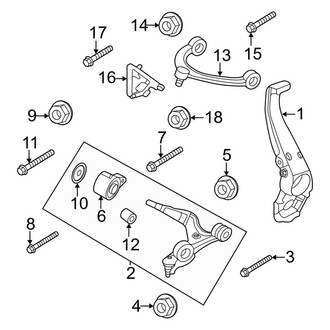 Porsche OE - Front Suspension - Suspension Components (4S / Turbo / Turbo S)