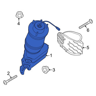 Porsche OE - Front Left Air Suspension Spring