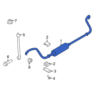 Porsche OE - Front Suspension Stabilizer Bar