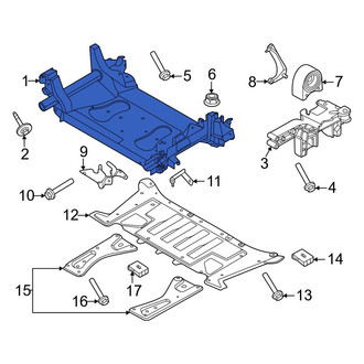 Porsche OE - Front Suspension Subframe Crossmember