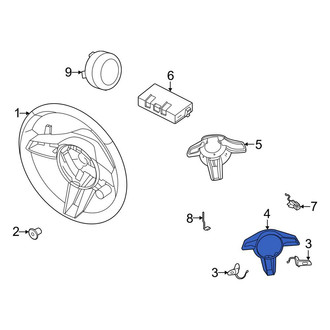 Porsche OE - Outer Steering Wheel Trim