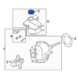 Porsche OE - Brake Master Cylinder Reservoir Cap