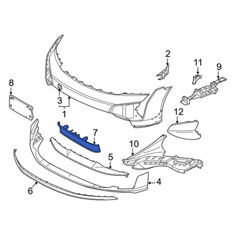 Porsche OE - Front Center Bumper Trim