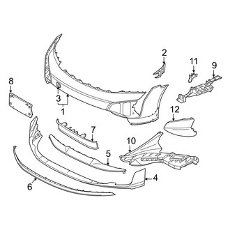 Porsche OE - Front Bumper & Grille - Bumper & Components (Bumper Cover & Trim)