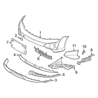 Porsche OE - Front Bumper & Grille - Bumper & Components (Bumper Cover & Trim)