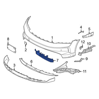 Porsche OE - Front Bumper Trim