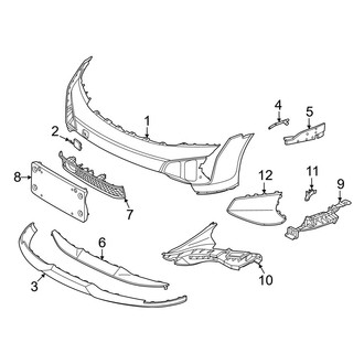 Porsche OE - Front Bumper & Grille - Bumper & Components (Bumper Cover & Trim), (Turbo Cross Turismo)