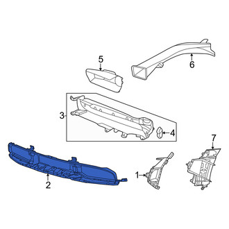 Porsche OE - Front Center Grille