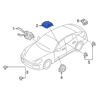 Porsche OE - Air Bag Control Module