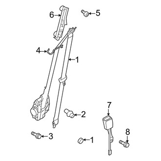 Porsche OE - Restraint Systems - Front Seat Belts