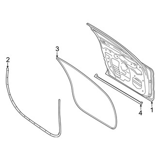 Porsche OE - Front Door - Door & Components