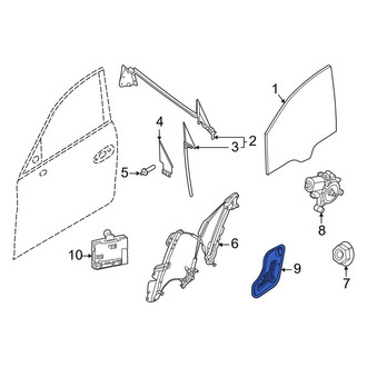Porsche OE - Rear Right Door Access Cover