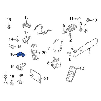 Porsche OE - Front Left Upper Outer Door Hinge
