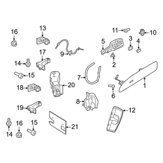 Porsche OE - Front Door - Lock & Hardware