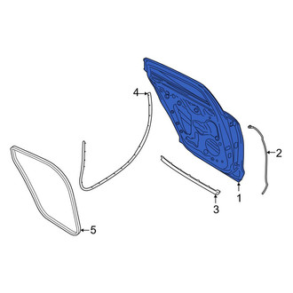 Porsche OE - Rear Left Door Shell