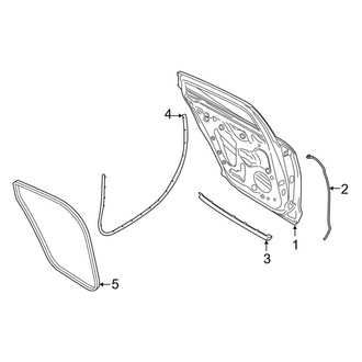 Porsche OE - Rear Door - Door & Components