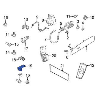Porsche OE - Front Right Lower Inner Door Hinge