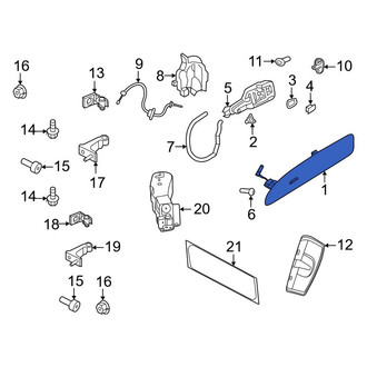 Porsche OE - Front Left Outer Exterior Door Handle