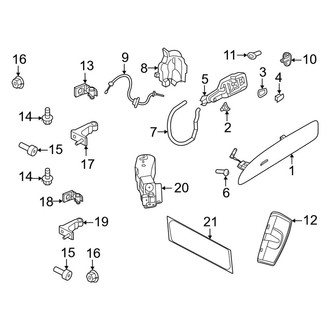 Porsche OE - Rear Door - Lock & Hardware