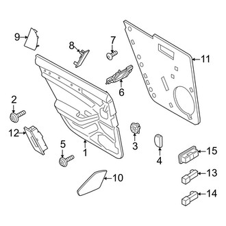 Porsche OE - Rear Door - Interior Trim