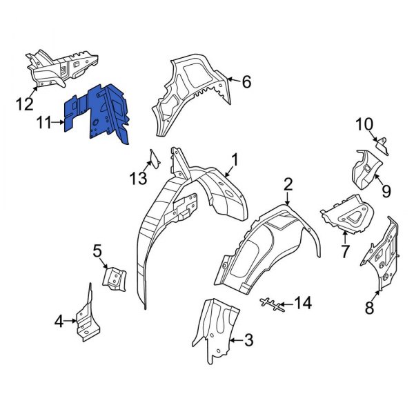 Quarter Panel Reinforcement