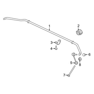 Porsche OE - Rear Suspension - Stabilizer Bar & Components (W/O Dynamic Chassis Control), (4 Cross Turismo / 4S / 4S Cross Turismo / GTS / GTS Sport Turismo / Turbo / Turbo Cross Turismo / Turbo S / Turbo S Cross Turismo)