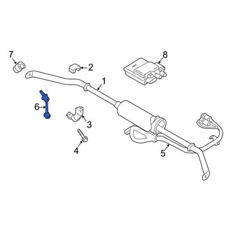 Porsche OE - Rear Suspension Stabilizer Bar Link