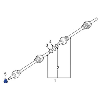 Porsche OE - Rear CV Joint Nut
